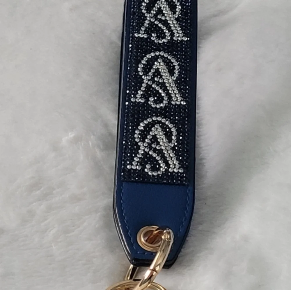 Nwt VS Wristlet Keychain Blue sapphire and Silver With Rhinestone.Read Full Post - Picture 7 of 12